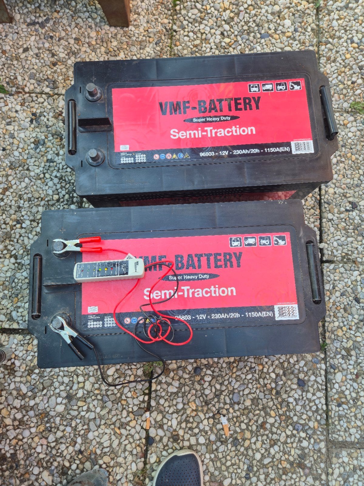VMF-BATTERY Semi-Traction 12V 230Ah/20h - 1150A(EN), Auto-onderdelen, Accu's en Toebehoren, Ophalen, Gebruikt, Universele onderdelen