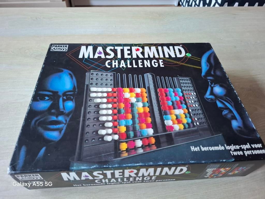 Mastermind Challenge - Het beroemde logica-spel, Hobby en Vrije tijd, Gezelschapsspellen | Bordspellen, Parker, Gebruikt, Een of twee spelers