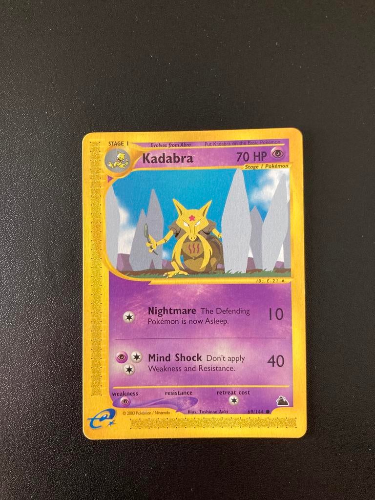 Pokemon kaart Kadabra, Ophalen of Verzenden, Zo goed als nieuw