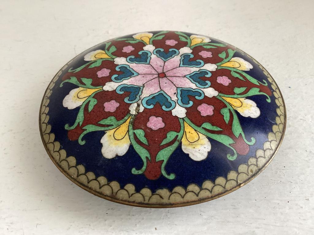 Cloisonné doosje, Ophalen of Verzenden