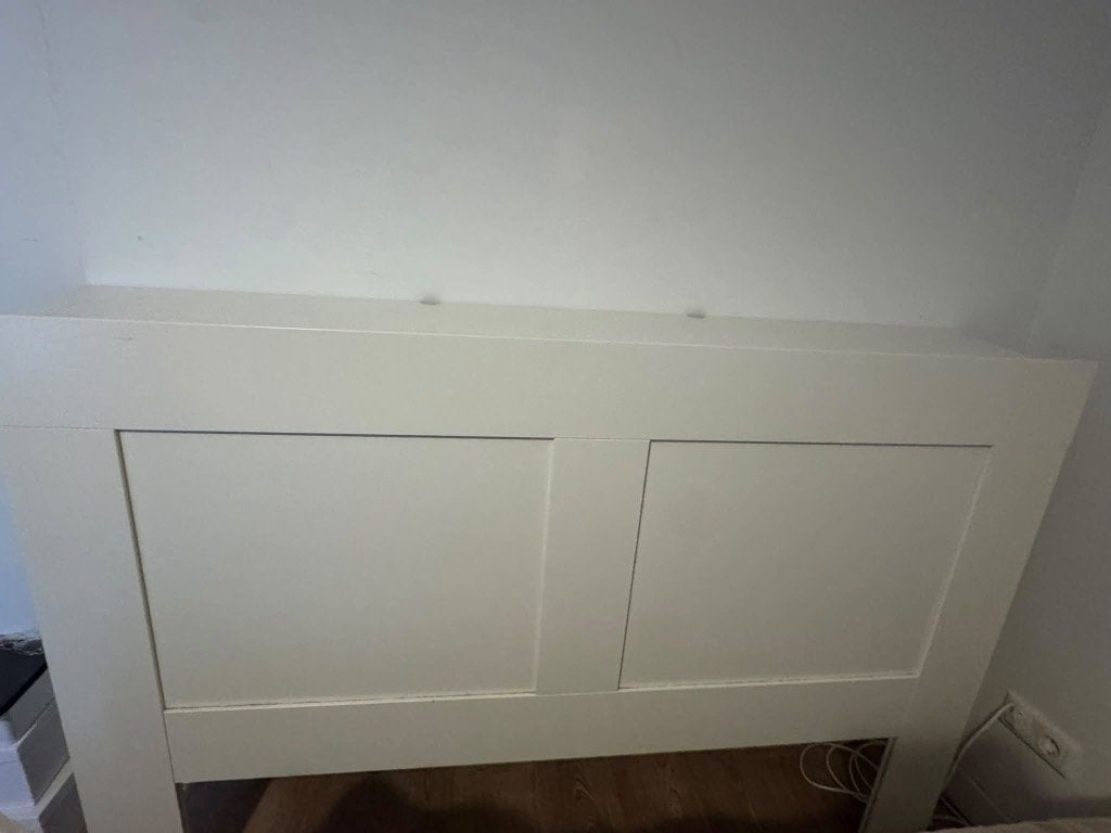 IKEA BRIMNES hoofdeinde gratis afhalen, Ophalen, Overige materialen, Wit, Tweepersoons