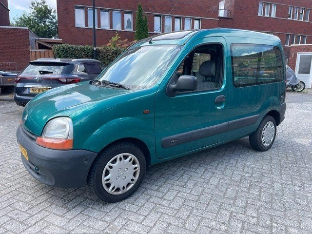 Renault Kangoo 1.2 80.000 KM! Roelstoelauto - Invalidewagen, Auto's, Voorwielaandrijving, Stof, 4 cilinders, Metallic lak
