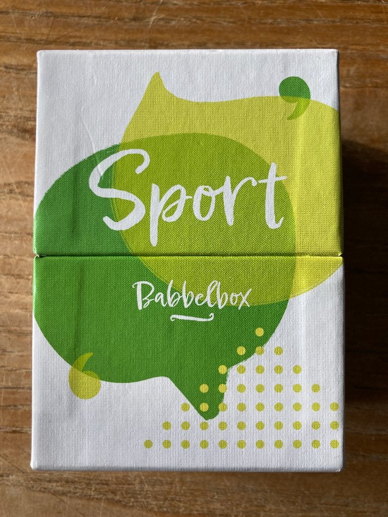 Sport Babbelbox - gespreksstarters - nieuw, Hobby en Vrije tijd, Vijf spelers of meer, Ophalen of Verzenden, Nieuw