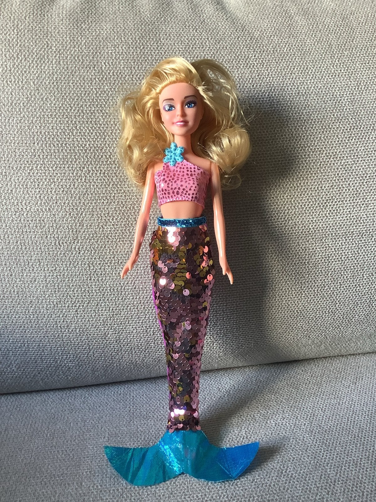 Zeemeermin Barbie met benen, Ophalen of Verzenden, Gebruikt, Barbie