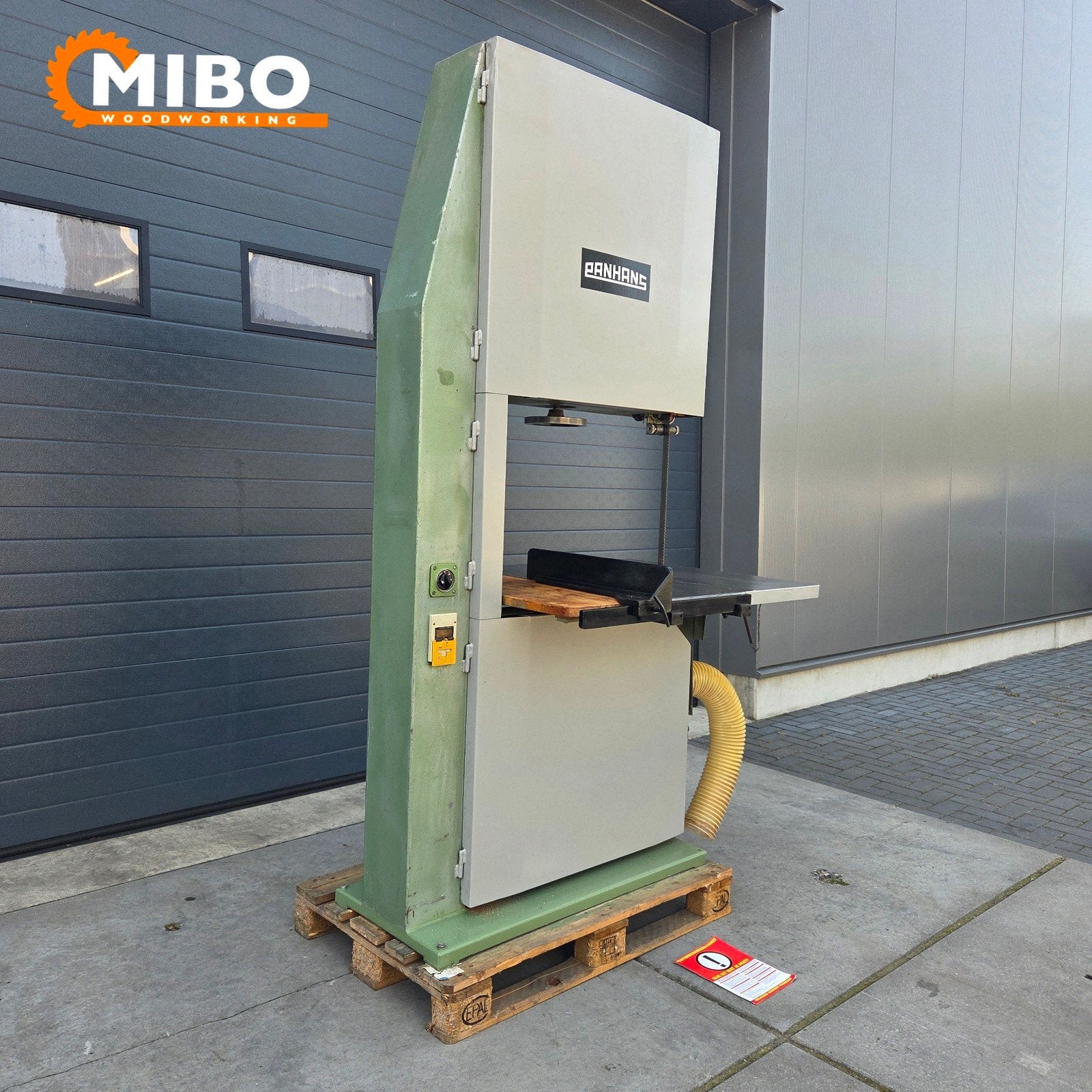 PANHANS Lintzaag model 800 ** nette machine, 70 mm of meer, Ophalen of Verzenden, Zo goed als nieuw, Lintzaag