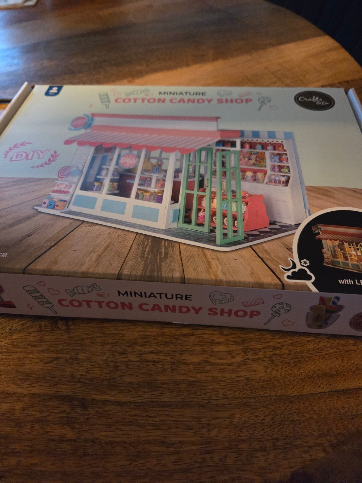 Miniature candy cotton shop bouwpakketje.nieuw, Ophalen of Verzenden, Nieuw, Overige typen