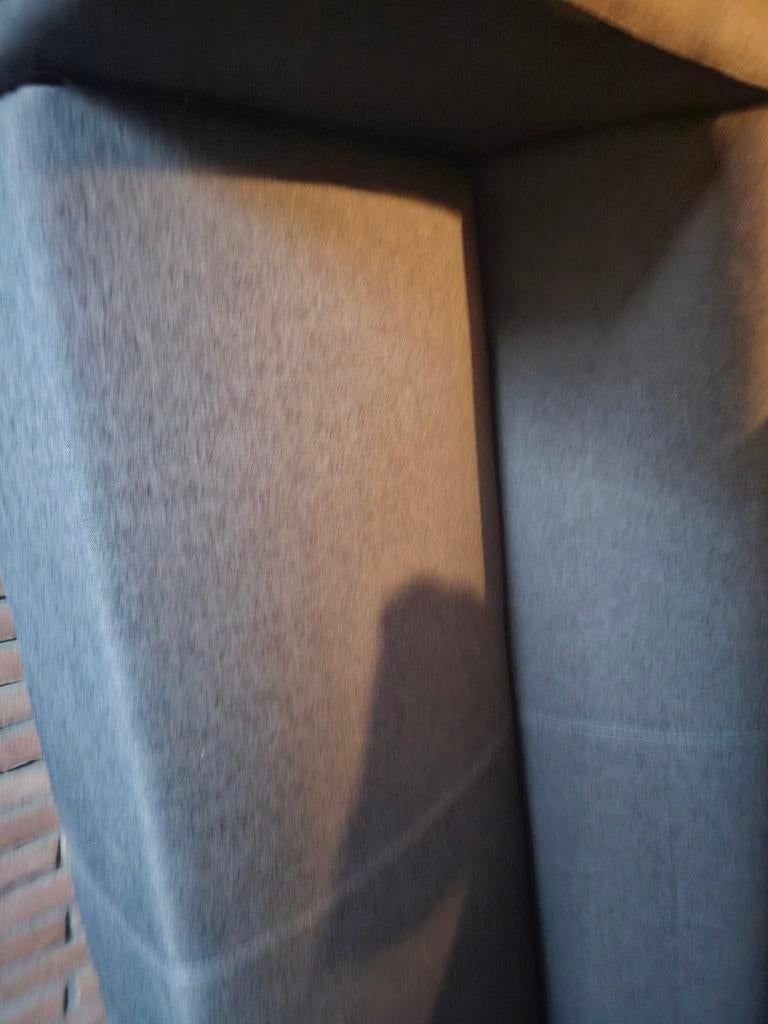 Zo goed als nieuwe 2-zits bank  Antraciet  Slechts 6 mnd oud, Ophalen, Zo goed als nieuw, Eenpersoons, 90 cm