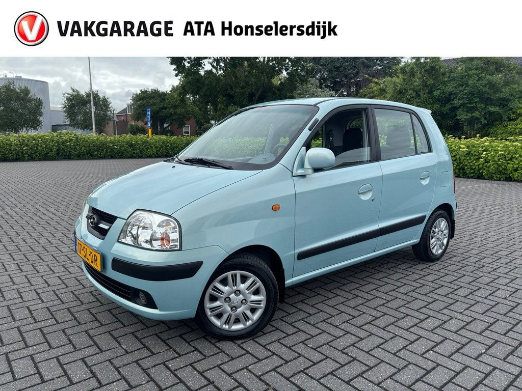 Hyundai Atos 1.1i Dynamic Cool | Automaat | Airco |, Auto's, Hyundai, Stof, 31 €/maand, 4 cilinders, Origineel Nederlands