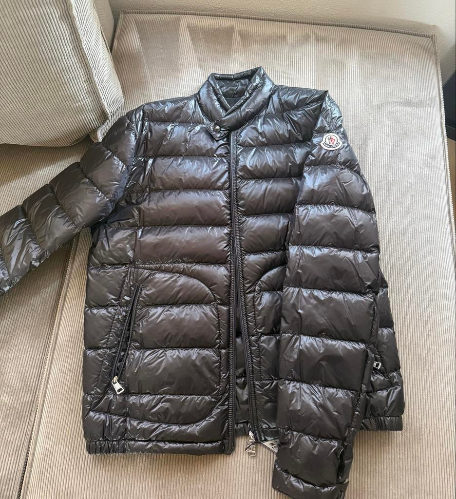 Moncler Acorus Heren Jas Zwart - Maat L, Kleding | Heren, Ophalen of Verzenden, Zo goed als nieuw, Maat 52/54 (L), Zwart