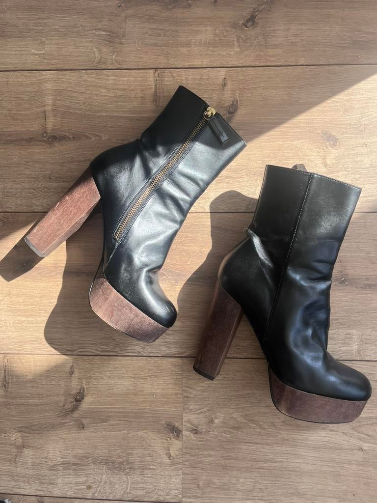 STELLA McCARTNEY enkellaarzen, Zwart, Lage of Enkellaarzen, Ophalen of Verzenden, Gedragen