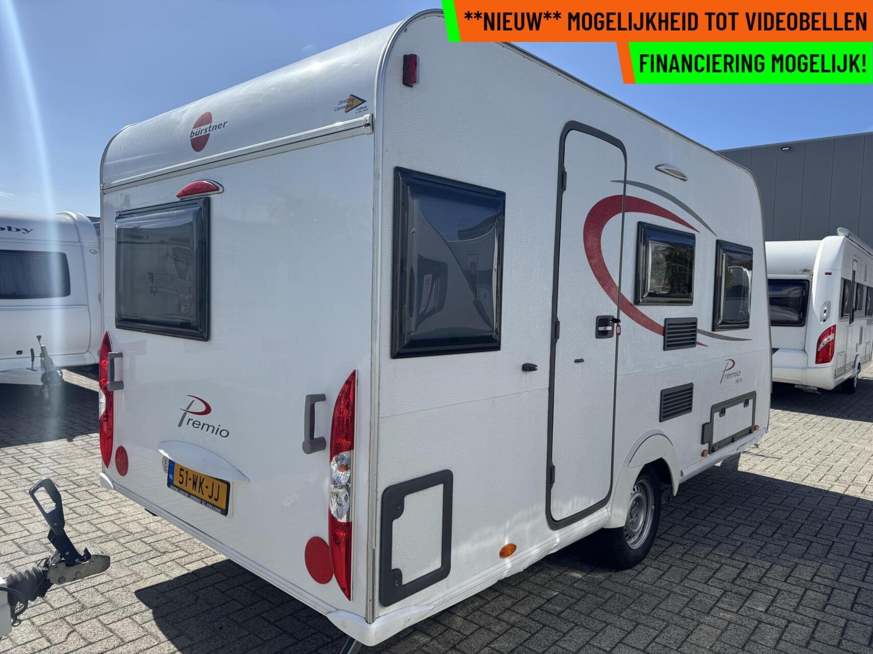 Buerstner PREMIO 395 TS, DWARSBED, TREINZIT, VOORTENT, MOVER, Caravans en Kamperen, Mover, Bedrijf, Treinzit, 750 - 1000 kg