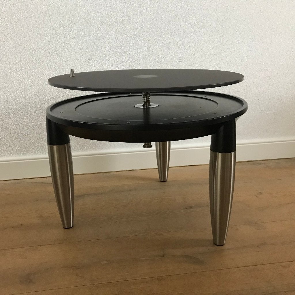 Giorgetti Roi salontafel bijzettafel glas design vintage, Ophalen