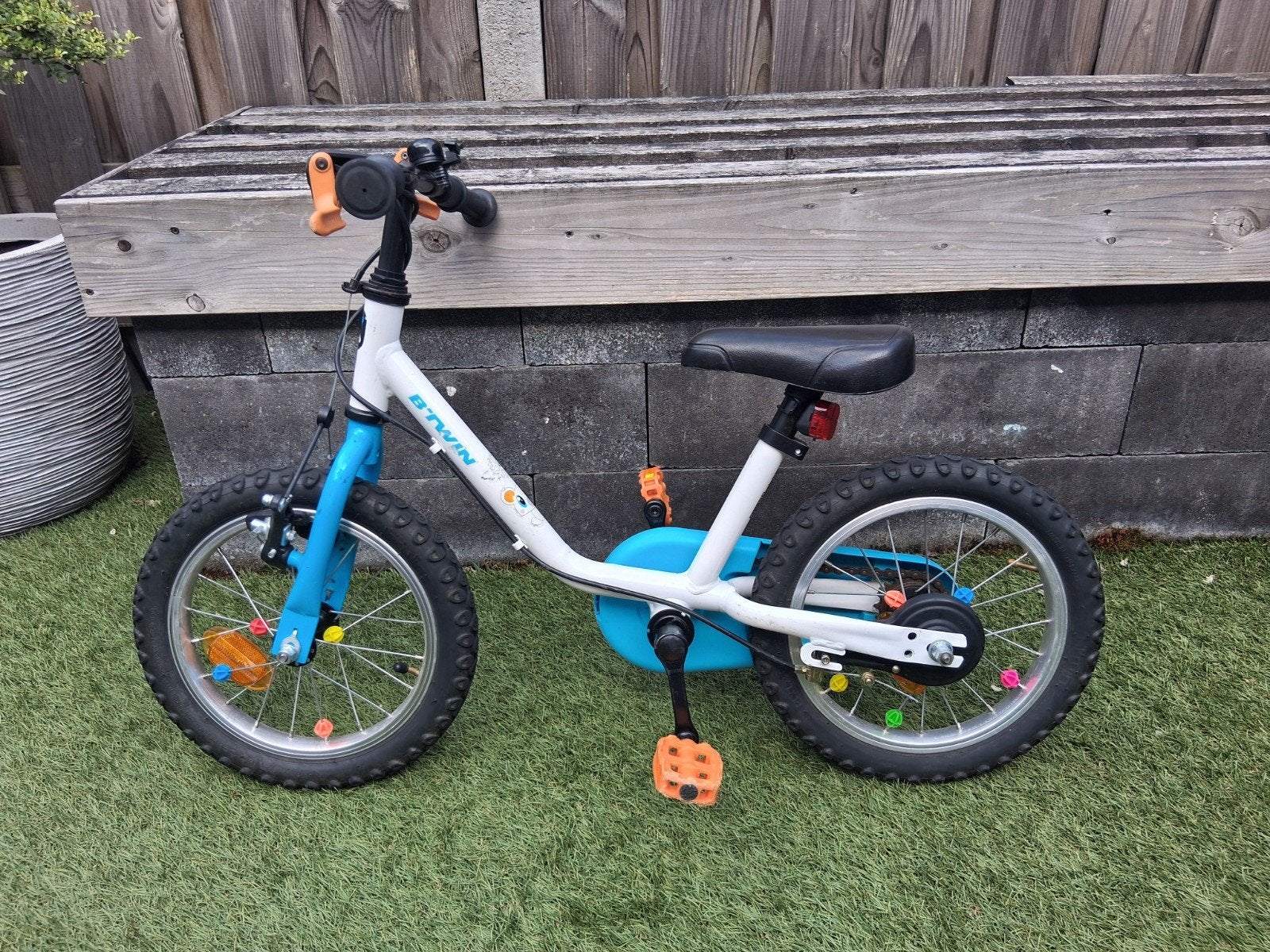 Kinderfiets 14 inch (3-5jaar), Ophalen, Zijwieltjes, Minder dan 16 inch, Decathlon B'Twin