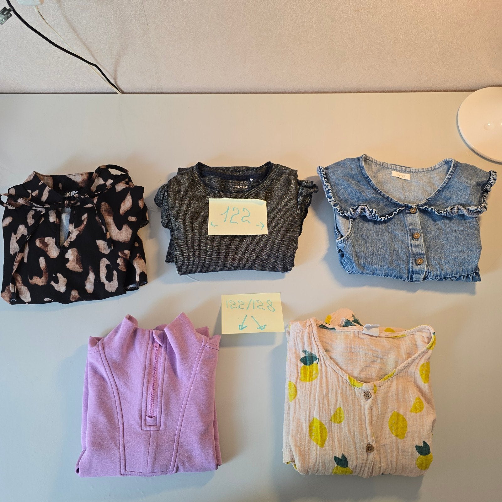 Kledingpakket meisjes maat 122/128 - 5 stuks, Kinderen en Baby's, Kinderkleding | Maat 122, Ophalen of Verzenden, Zo goed als nieuw