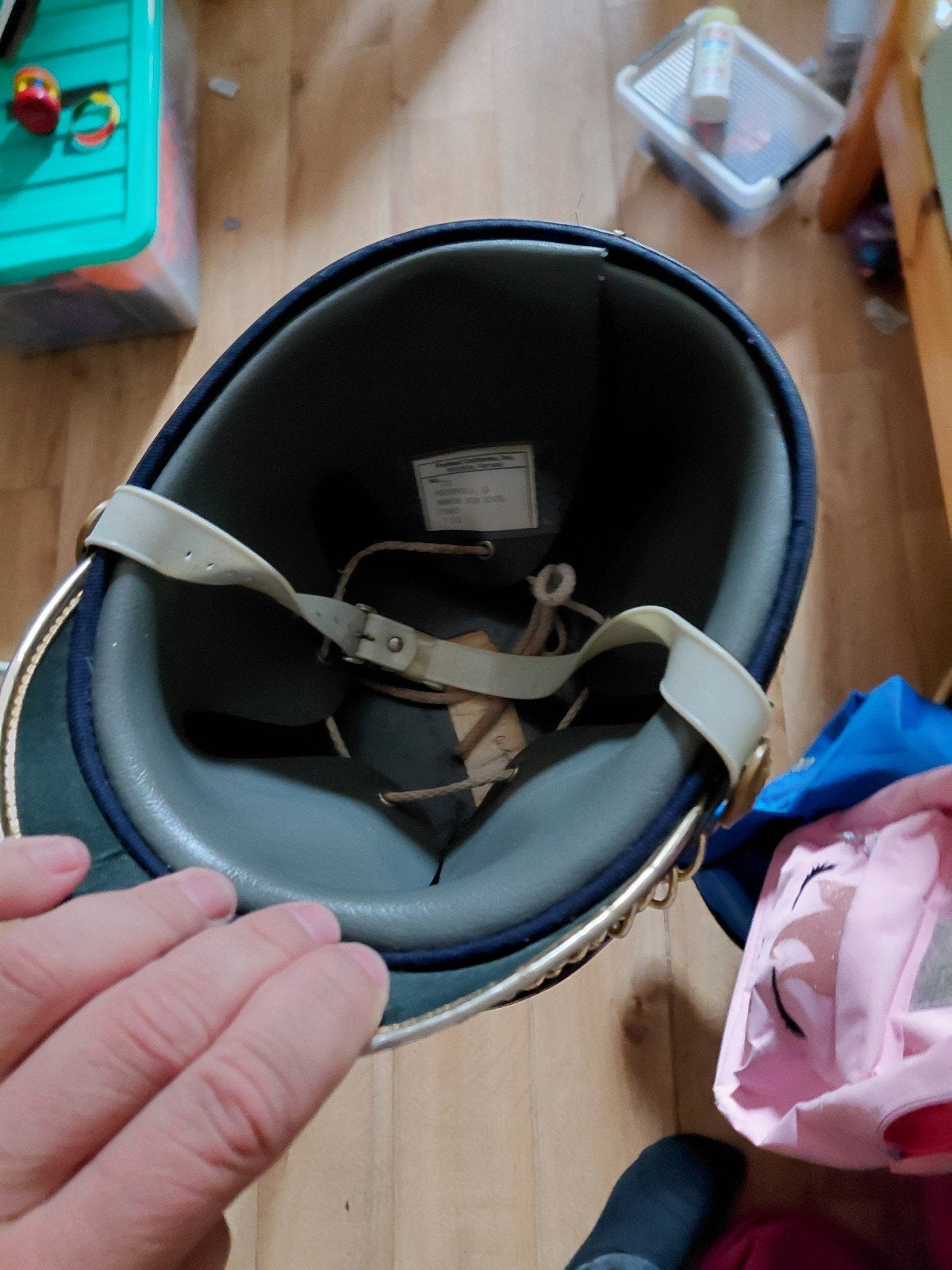 Donkerblauwe vastelaoves hoed uit Americq, Hoed, One size fits all, Ophalen of Verzenden, Onbekend