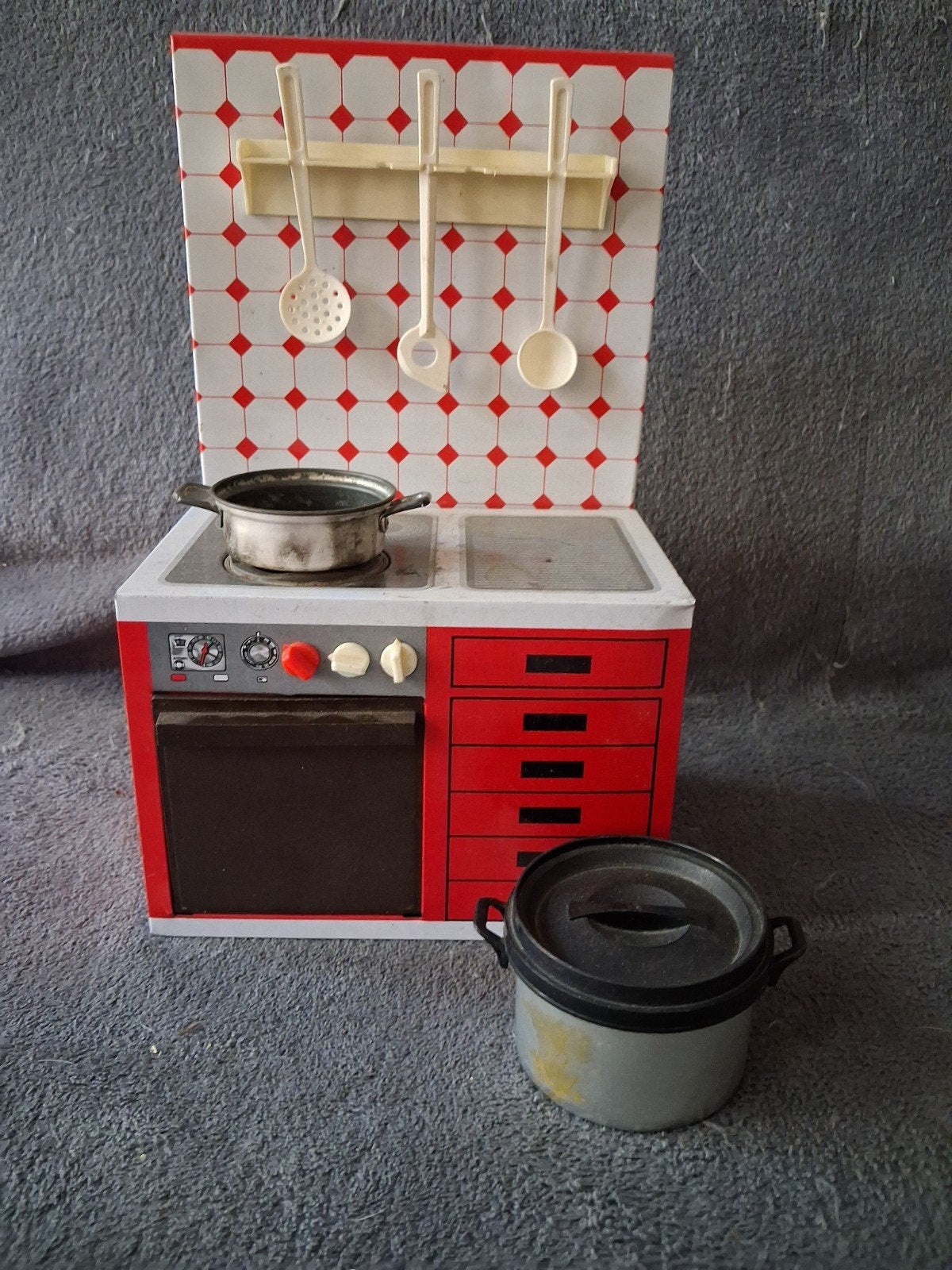 Vintage Speelkeuken met Accessoires. metaal, Ophalen of Verzenden, Gebruikt