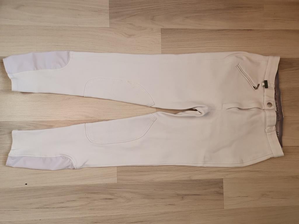 Paardrijbroek (wedstrijd) wit Harry's Horse maat 152, Dieren en Toebehoren, Paardrijkleding, Ophalen, Dressuur, Onderkleding