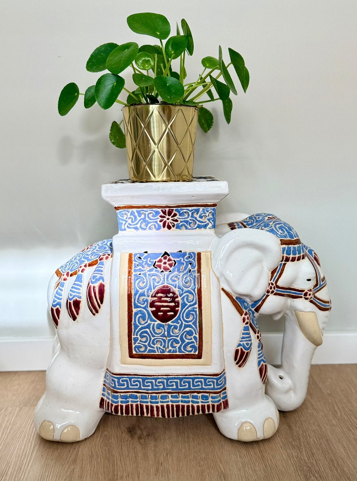 Vintage olifant keramiek, Ophalen, Zo goed als nieuw