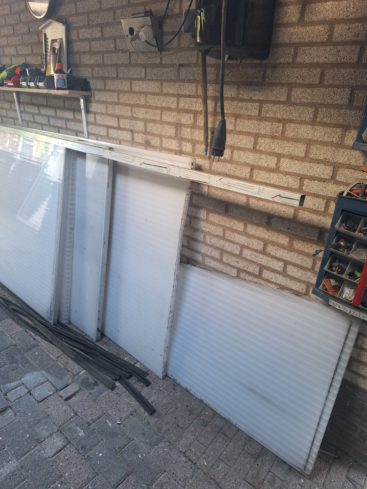 Gebruikte Polycarbonaat Platen 32mm - Goede Conditie, Ophalen of Verzenden