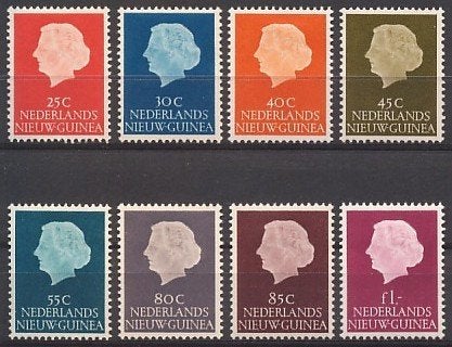 Ned Nieuw Guinea 30/7 postfris Koningin Juliana 1954, Postzegels en Munten, Verzenden, Postfris, Nieuw-Guinea