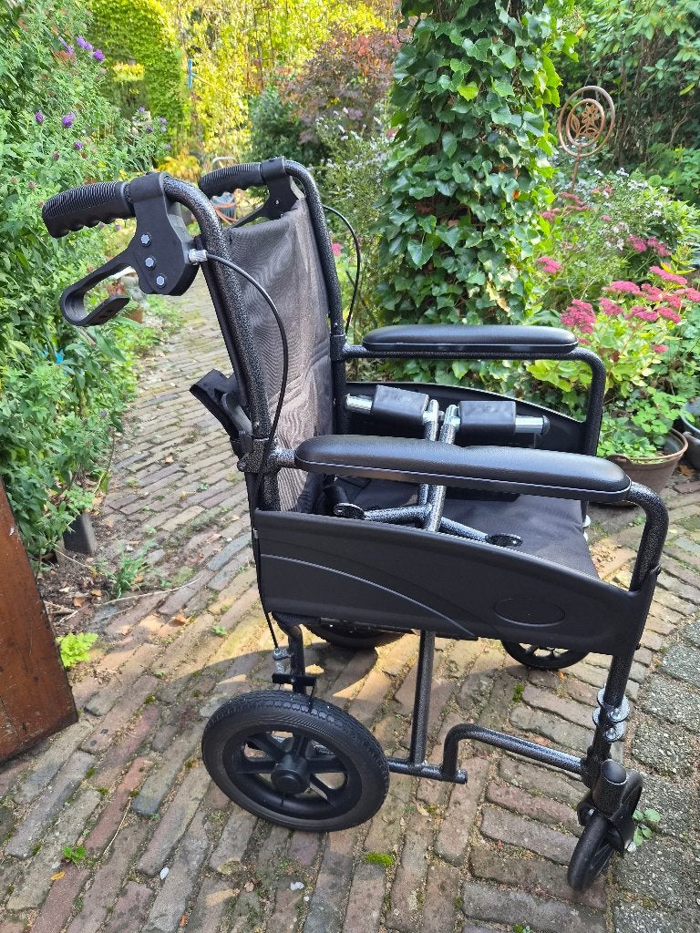 Duwrolstoel, Ophalen, Inklapbaar, Zo goed als nieuw, Duwrolstoel