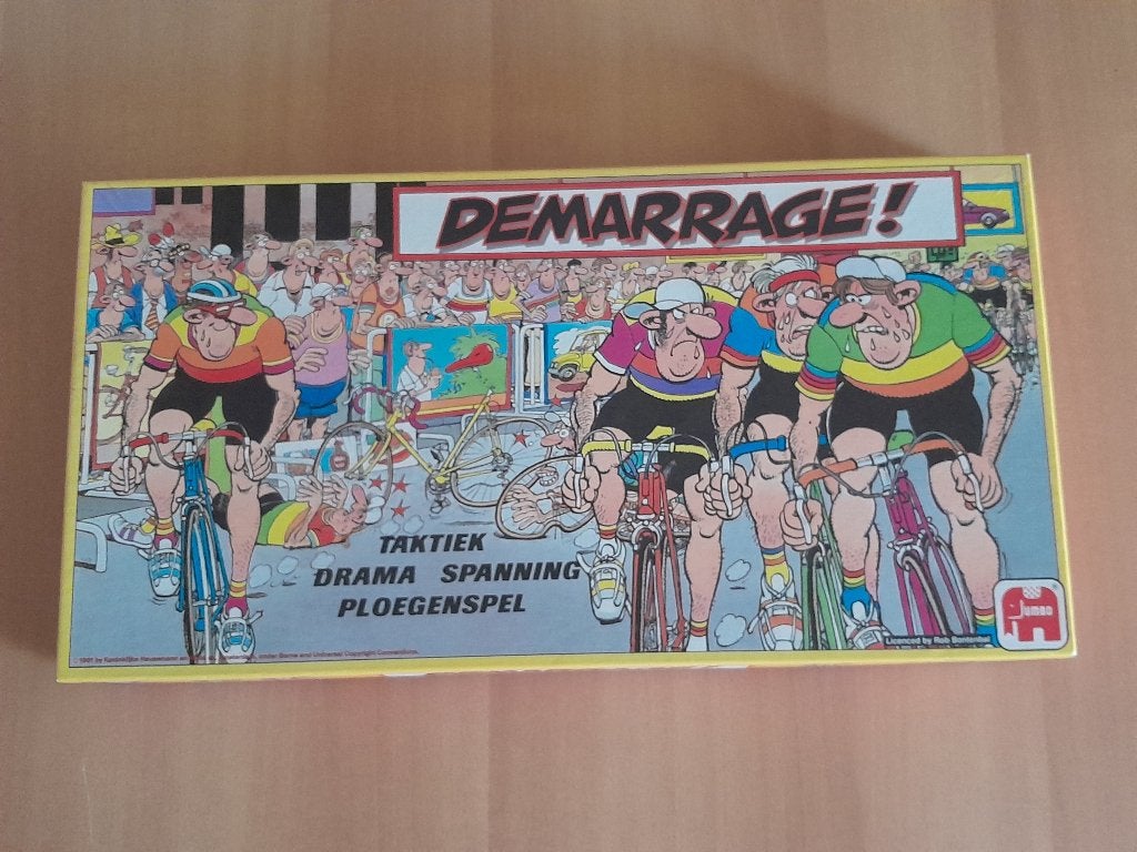Demarrage Spel Jumbo Wielrennen Jan van Haasteren nieuwstaat, Een of twee spelers, Ophalen, Zo goed als nieuw, Jumbo