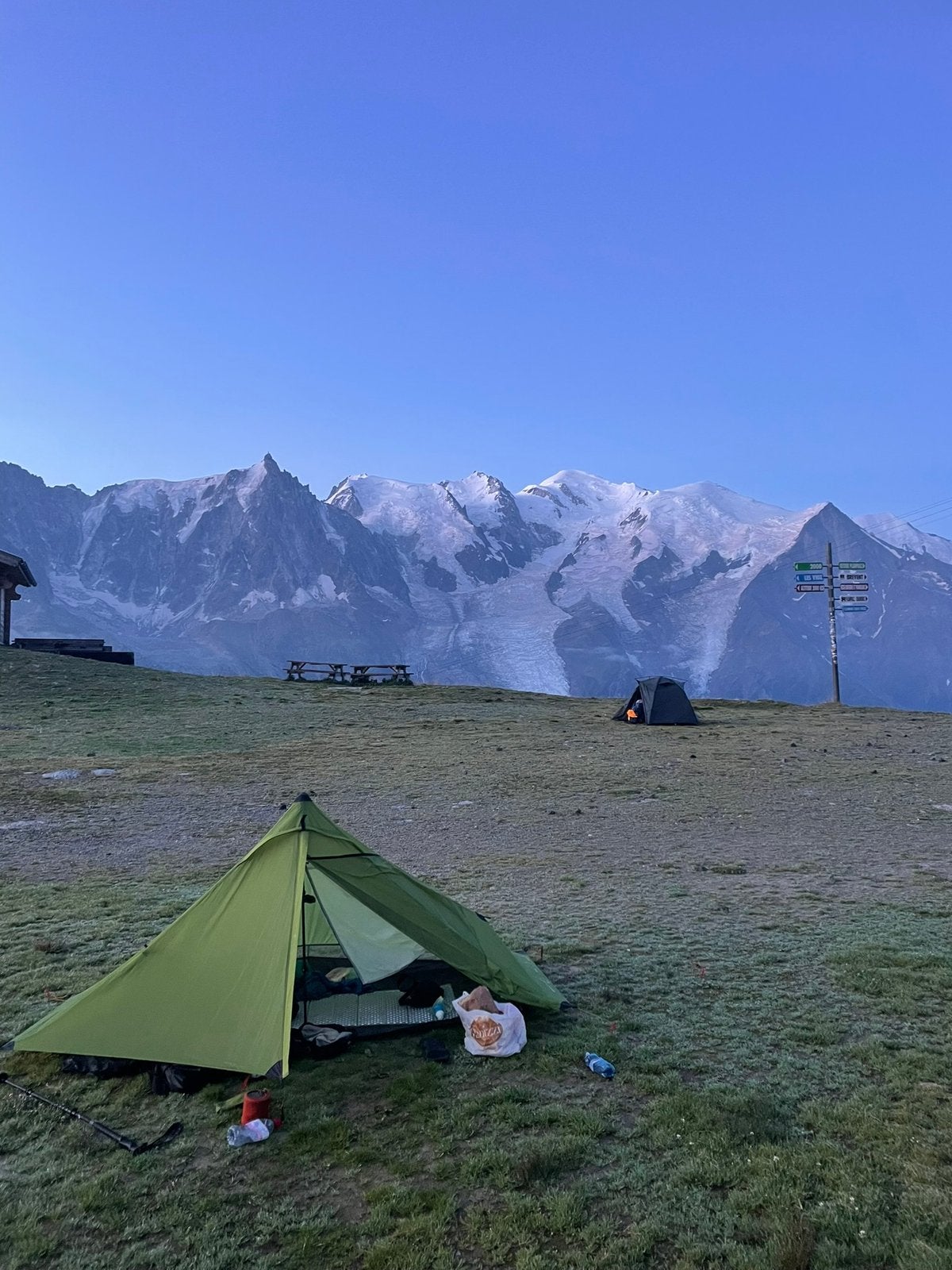 Lanshan Pro 1p tent lichtegewicht ZGAN!, Ophalen of Verzenden, Zo goed als nieuw, Tot en met 2