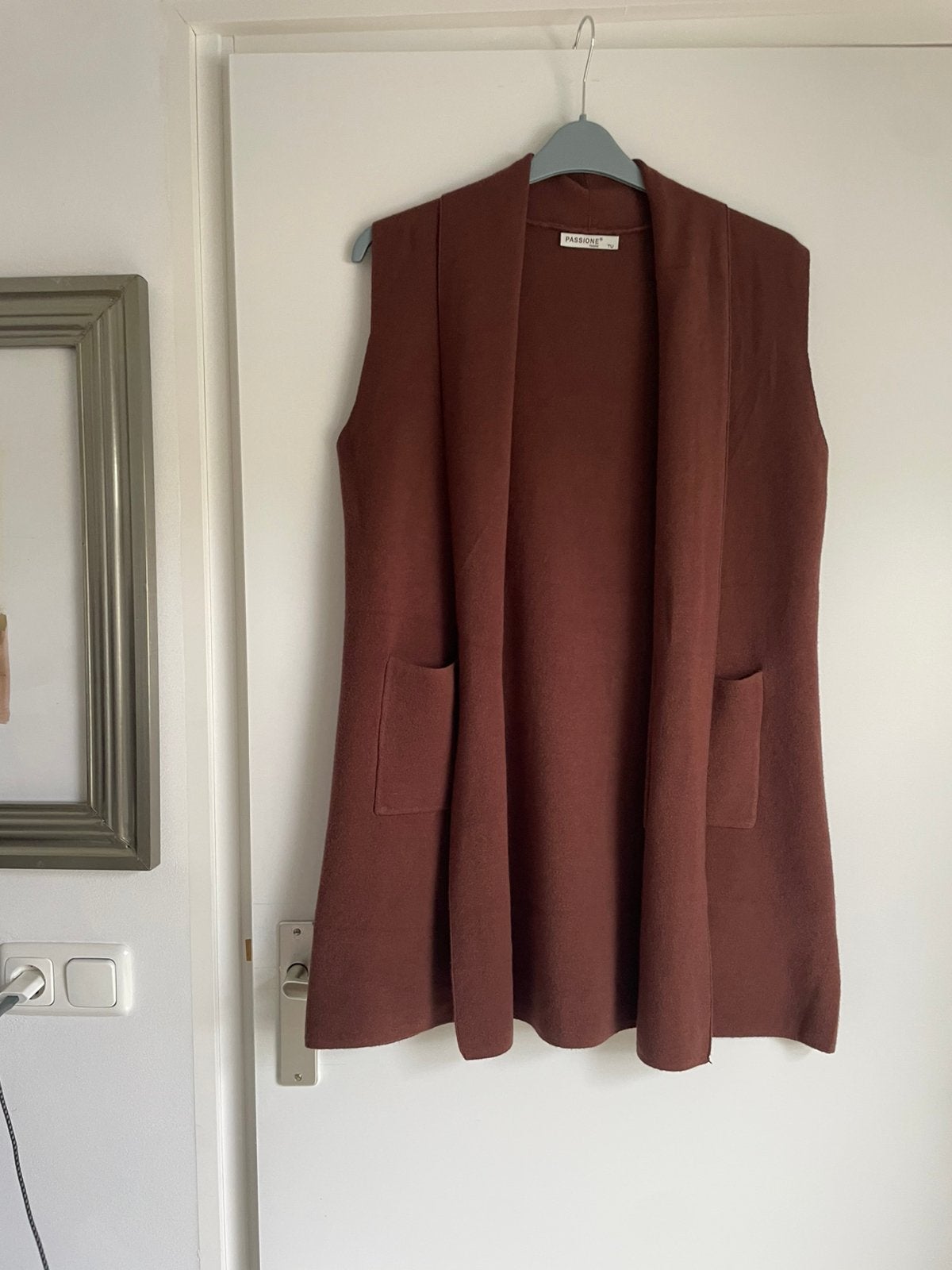 Mooi mouwloos vest naat 46 nieuw, Kleding | Dames, Ophalen of Verzenden, Zo goed als nieuw, Blauw, Trui of Vest
