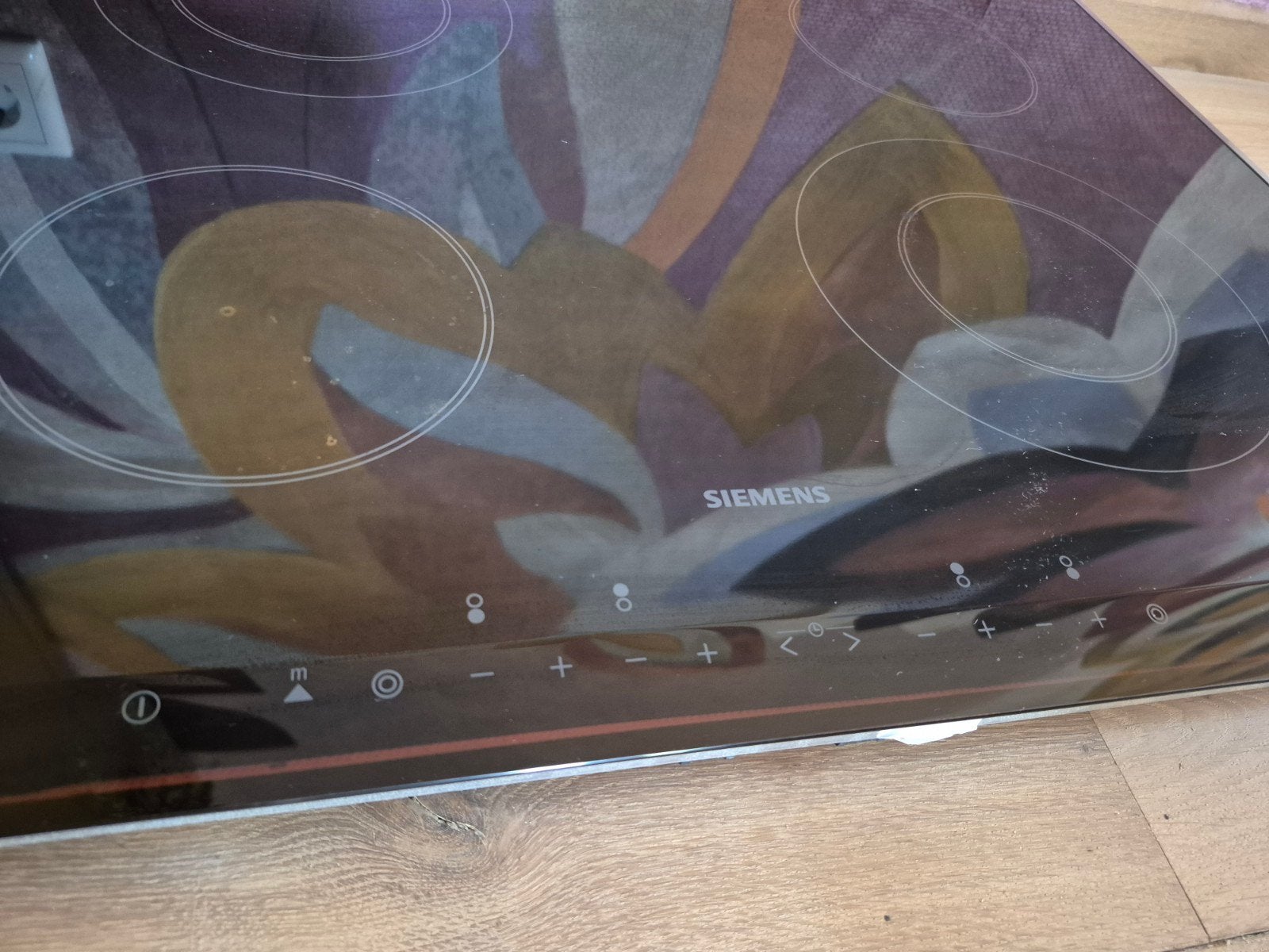 Siemens ET76E501E Keramische Kookplaat - 6600W, Ophalen, Gebruikt, Keramisch, 4 kookzones