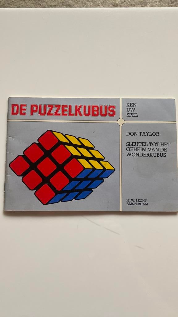 Vintage Rubik’s Cube brochures jaren ‘80, Ophalen of Verzenden, Zo goed als nieuw