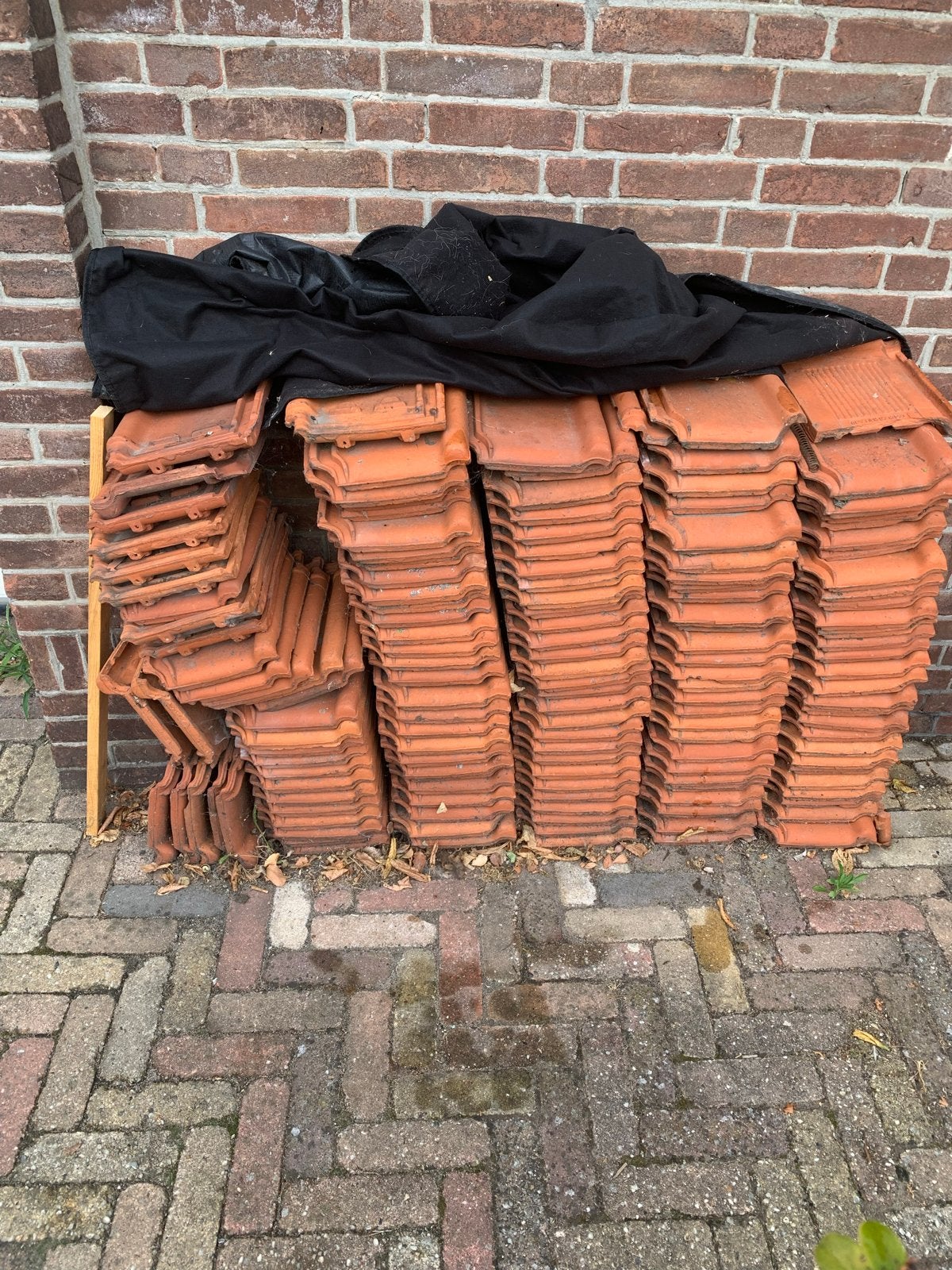 Gebruikte dakpannen Gebr. Teeuwen Tegelen-Holland, Doe-het-zelf en Verbouw, Dakpannen en Dakbedekking, Ophalen, Gebruikt, Steen of Klei