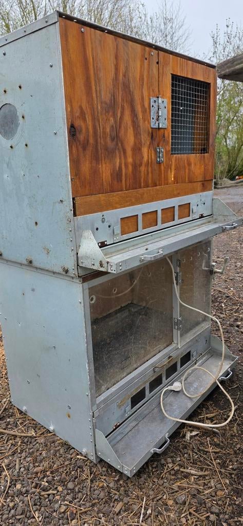 Opfokkooi kweek kooi  warmte hok kuikens 2x
Aluminium, Dieren en Toebehoren, Kip