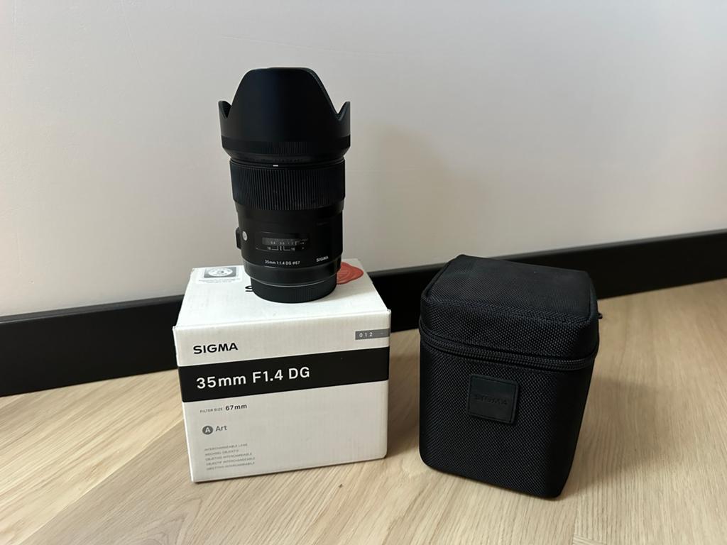 Sigma 35mm F/1.4 DG HSM ART Canon objectief / lens, Ophalen of Verzenden, Standaardlens