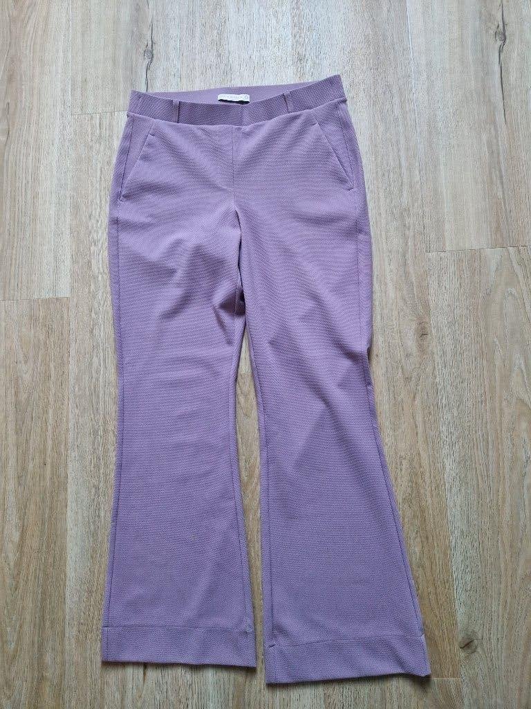 Studio Anneloes Lexie bonded mesh high waist trousers ZGAN, Maat 42/44 (L), Ophalen of Verzenden, Zo goed als nieuw, Lang