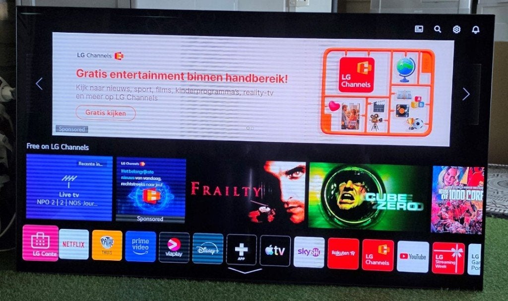 LG OLED 55 inch 140cm 4K Smart TV, Ophalen, Gebruikt, 120 Hz, 100 cm of meer