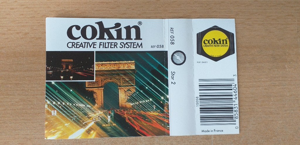 285 - Cokin Star 2 / Parallel - A058 / B058 - Nieuw, Audio, Tv en Foto, Fotografie | Filters, 60 tot 70 mm, Nieuw, Inclusief opbergcase