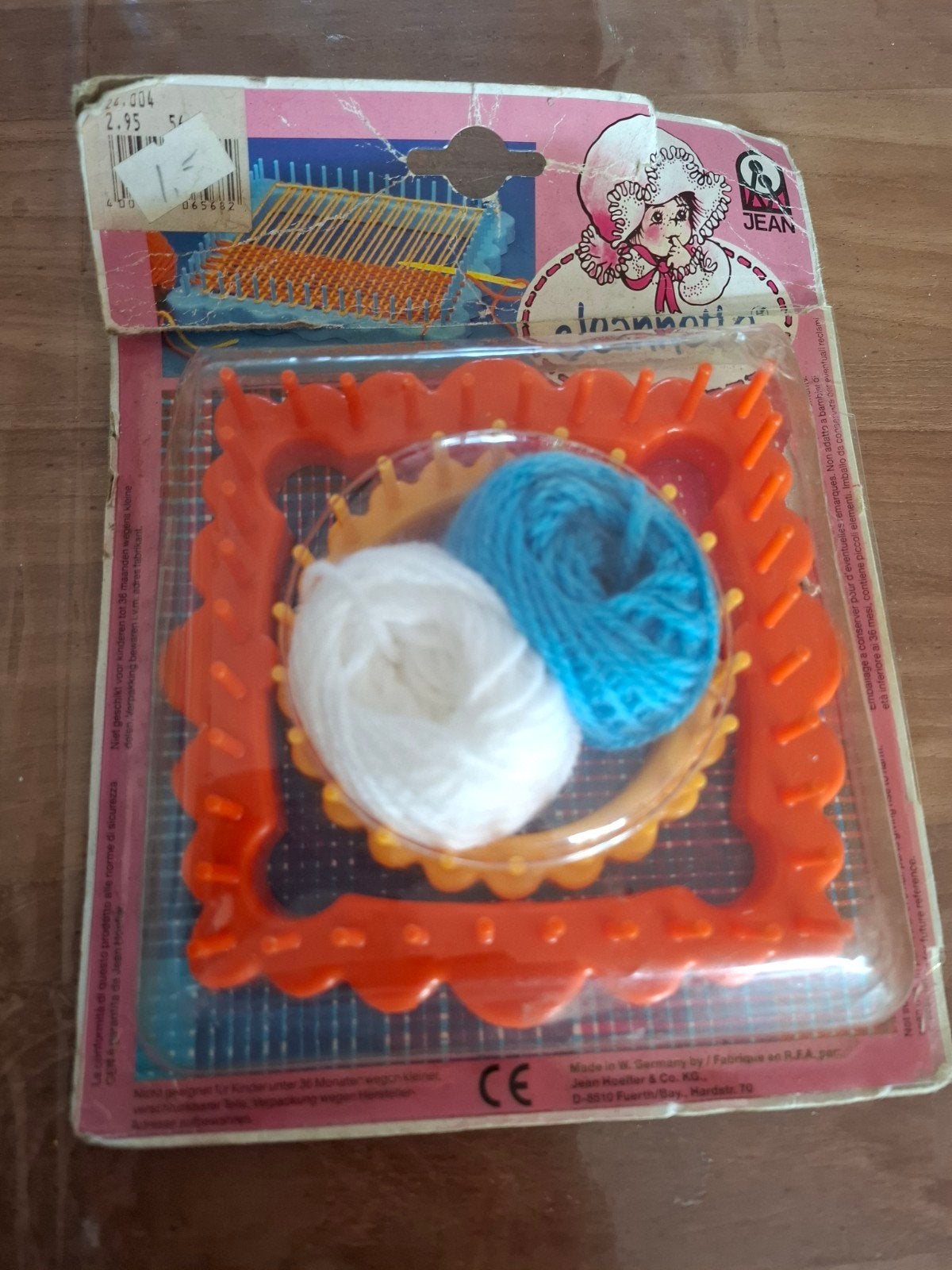 Vintage Jeannette Weefgetouw Knutselset met Wol, Overige thema's, Nieuw, Meerkleurig, Ophalen of Verzenden