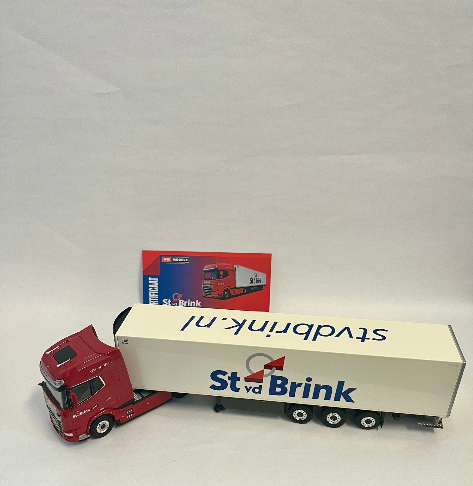 St vd Brink DAF XG+ met koeloplegger 1:50, St vd Brink, Nieuw, Tolweg 15 Ermelo, Ophalen of Verzenden