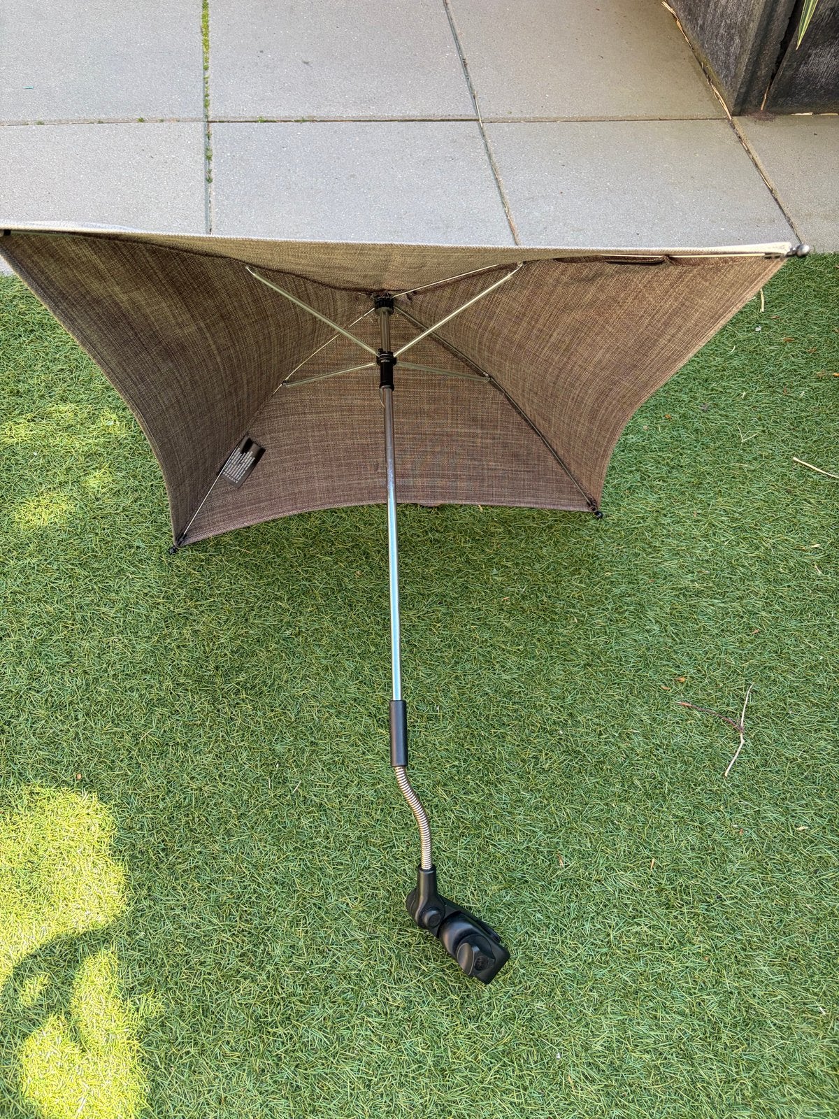 Farmer kinderwagen parasol - Bruin, Ophalen, Zo goed als nieuw, Modern, Bruin