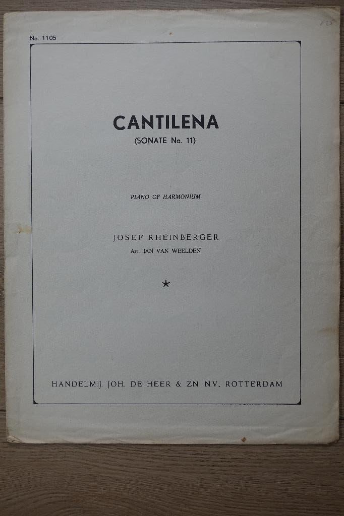 Cantilena, Muziek en Instrumenten, Gebruikt, Orgel, Ophalen of Verzenden, Religie en Gospel