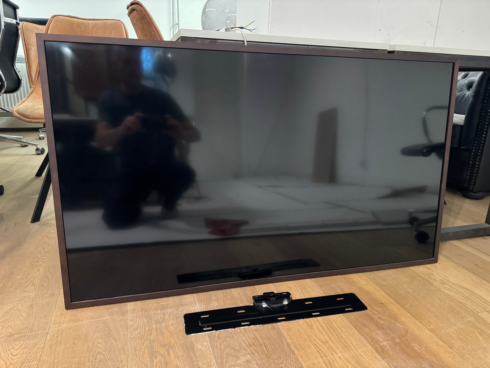 Samsung The Frame 55” UE55LS003ASXXN beeldscherm + beugel, Ophalen, Zo goed als nieuw, 100 cm of meer, Samsung