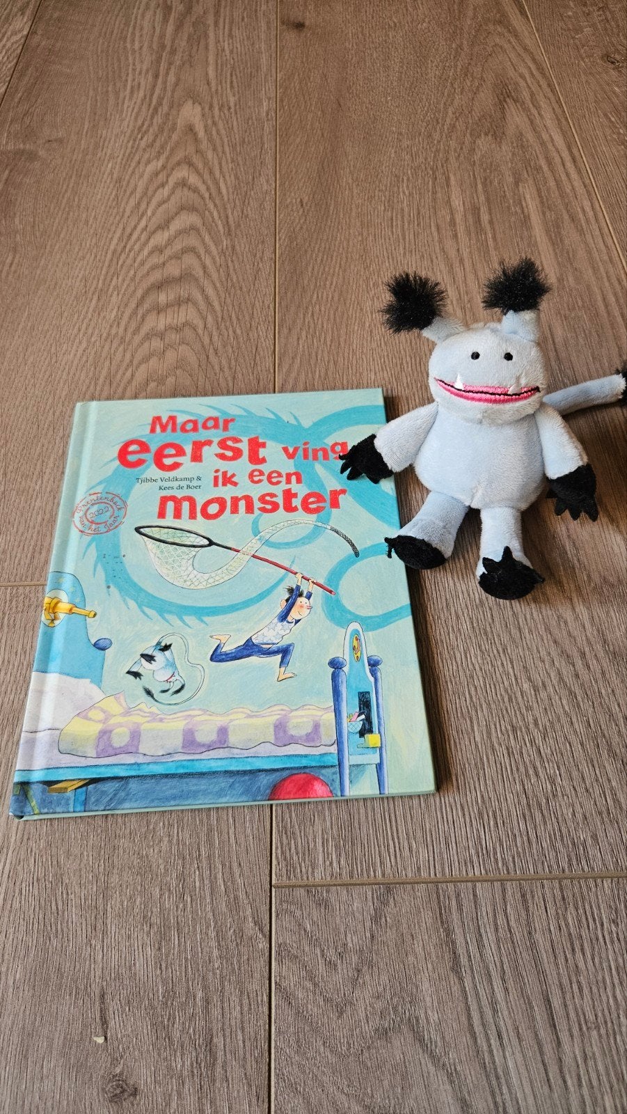 Prentenboek Maar eerst ving ik een monster, Ophalen of Verzenden, Overige typen