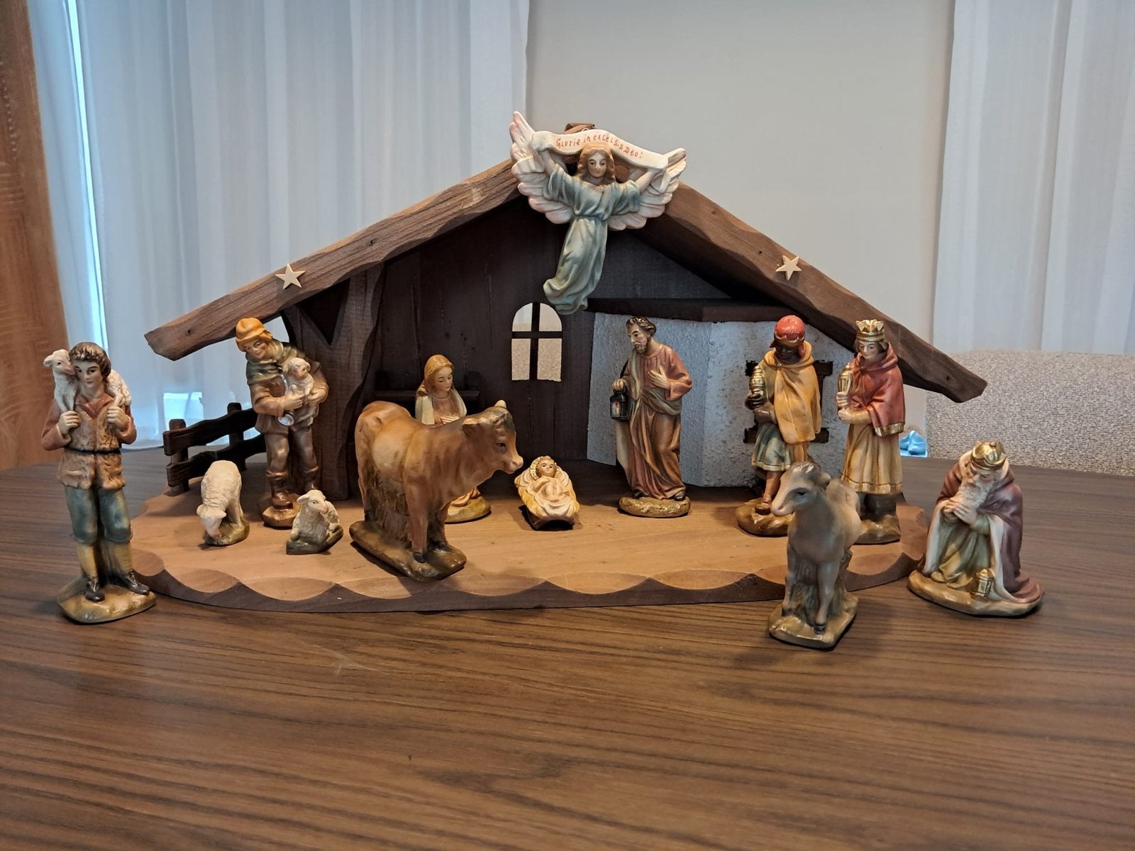 Houten kerststal, Ophalen, Zo goed als nieuw
