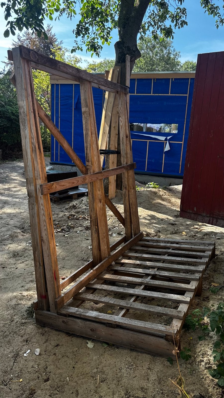 Houten kozijnbokken, Gebruikt, Overige typen, 150 tot 225 cm, Hout