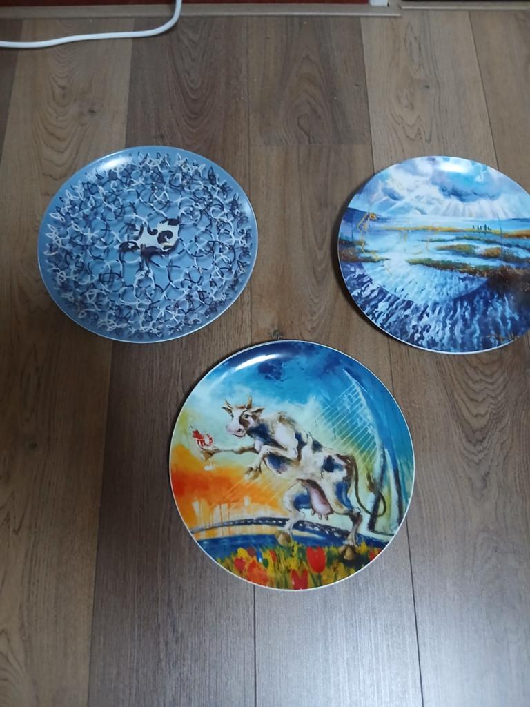 Drie kunstborden, Ophalen of Verzenden