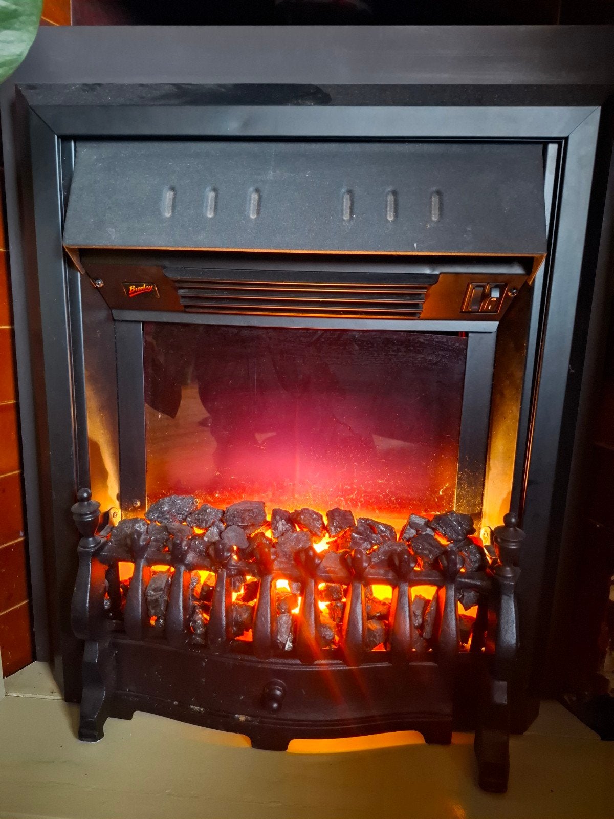 Elektrische sfeerhaard met warmte-element sierhaard, Huis en Inrichting, Ophalen, Gebruikt