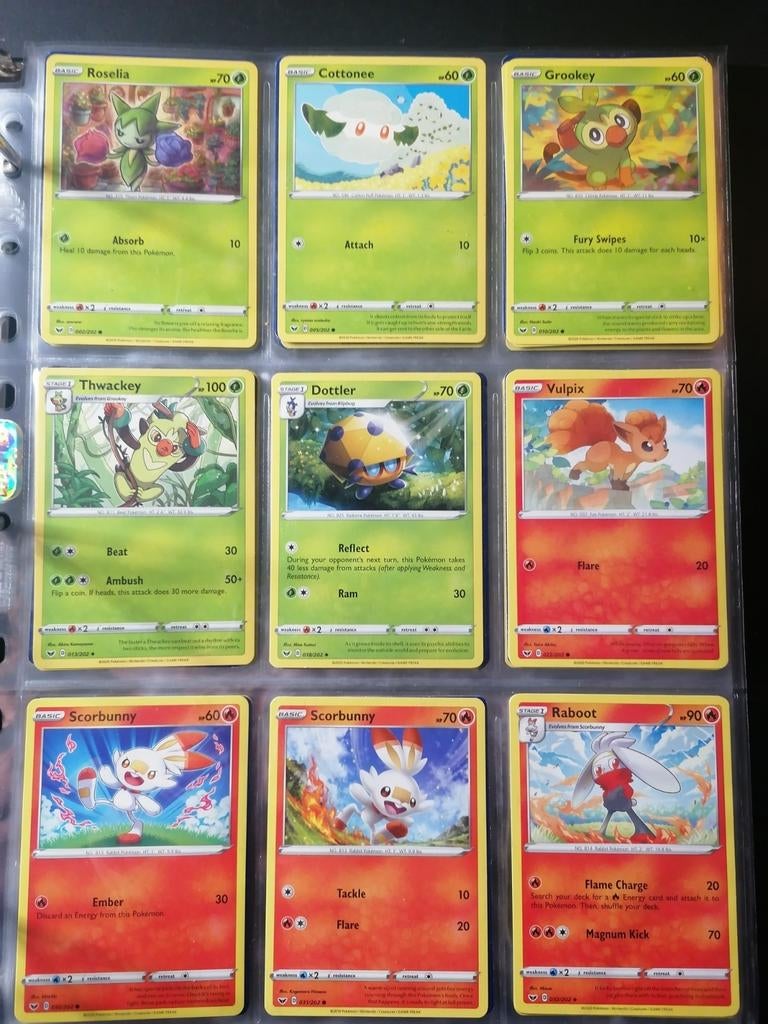 Sword & Shield Set - Commons & Uncommons - Pokémon, Ophalen of Verzenden, Meerdere kaarten