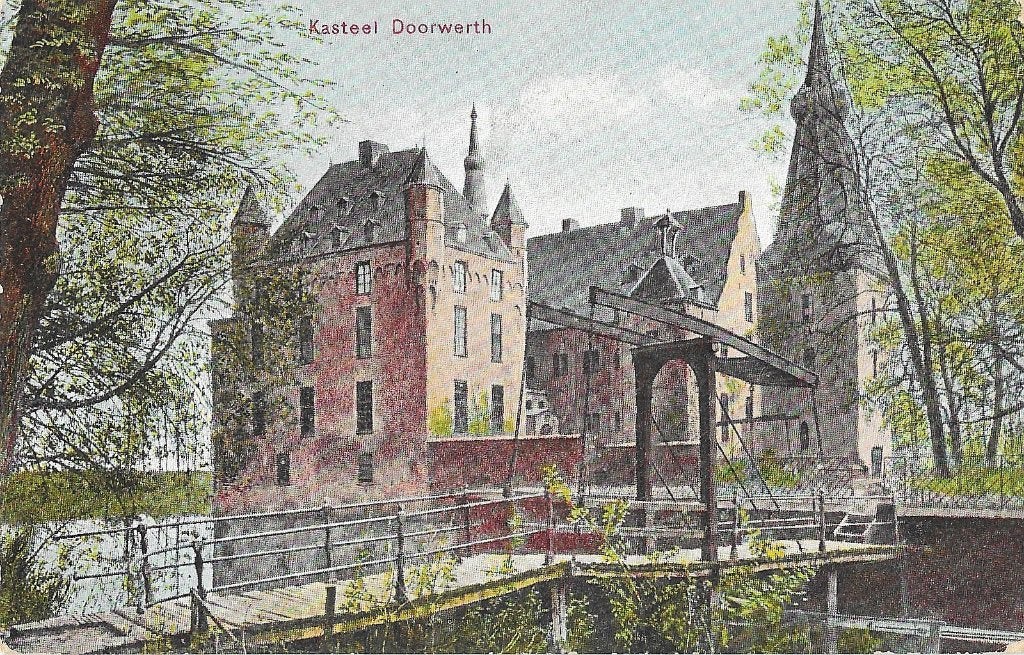 AK Doorwerth - Kasteel Doorwerth, Verzamelen, Ansichtkaarten | Nederland, Verzenden, Voor 1920, Gelopen, Gelderland