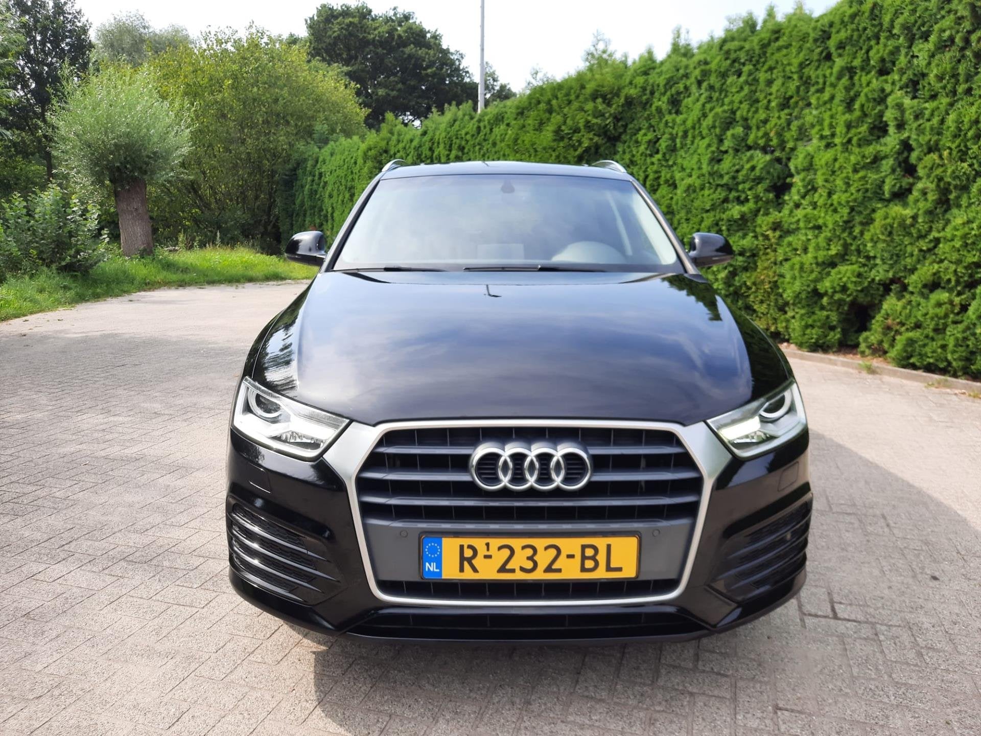 Audi Q3 2.0 TDI Adrenalin VOL SPORT LEER ECC PANORAMADAK, Auto's, Audi, 1490 kg, Gebruikt, 4 cilinders, Zwart