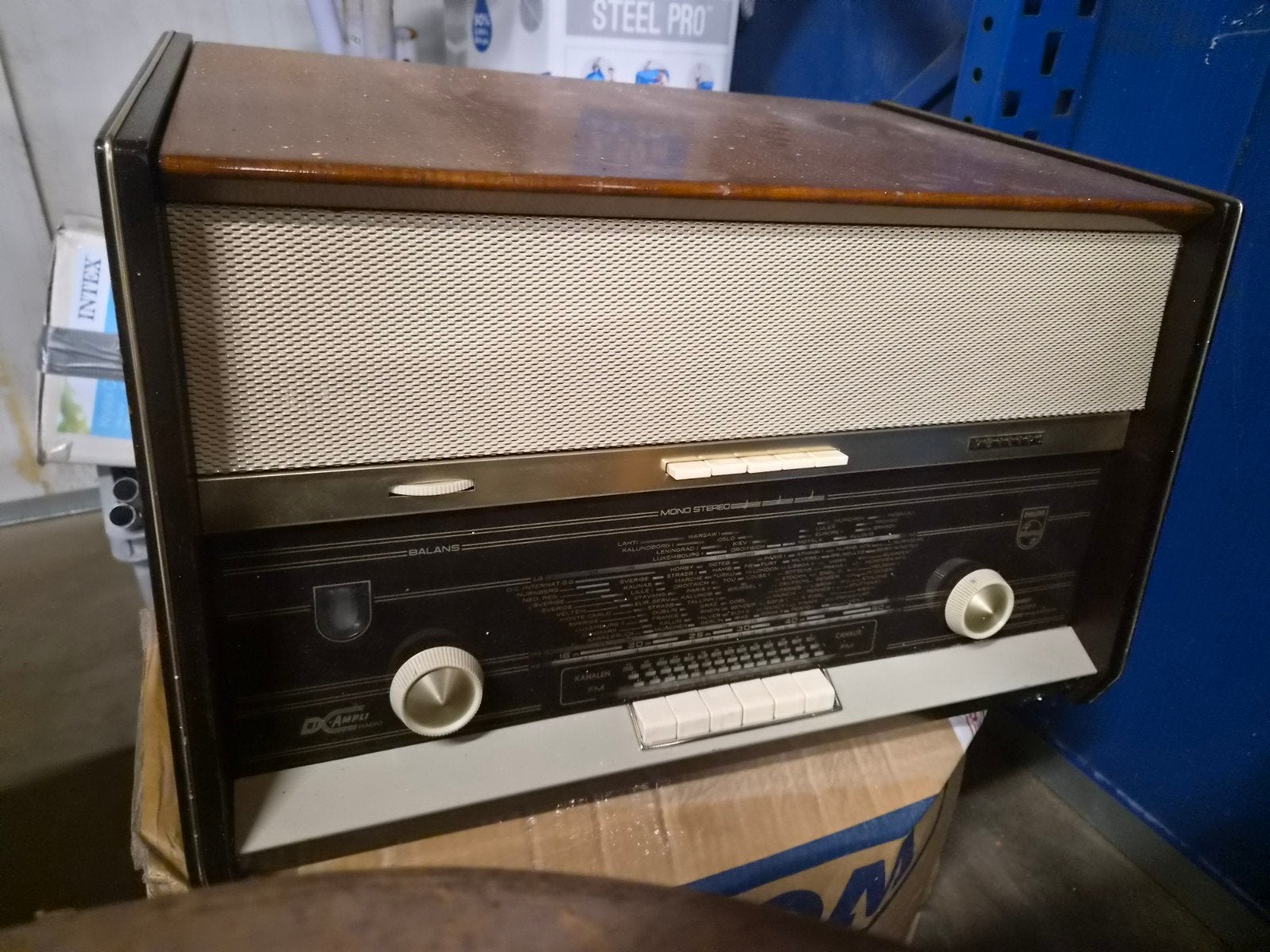 Philips Stereo Grammofoon - Vintage Platenspeler, Ophalen of Verzenden, Gebruikt, Platenspeler, Philips